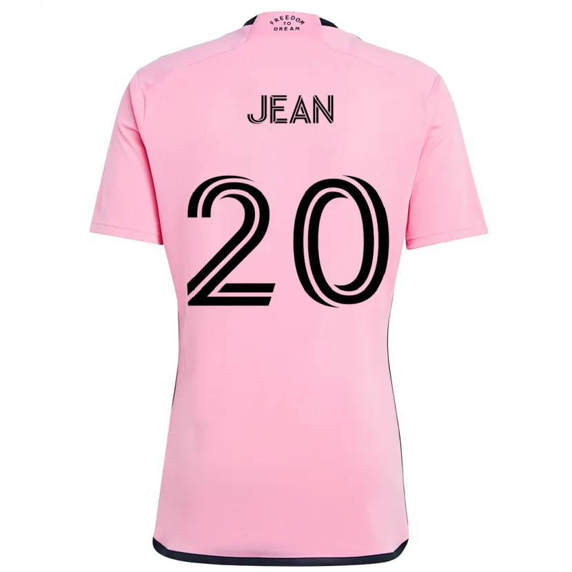 Danxen Enfant Maillot Corentin Jean #20 Rose Tenues Domicile 2024/25 T-Shirt