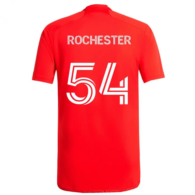 Danxen Enfant Maillot Lamonth Rochester #54 Rouge Blanc Tenues Domicile 2024/25 T-Shirt