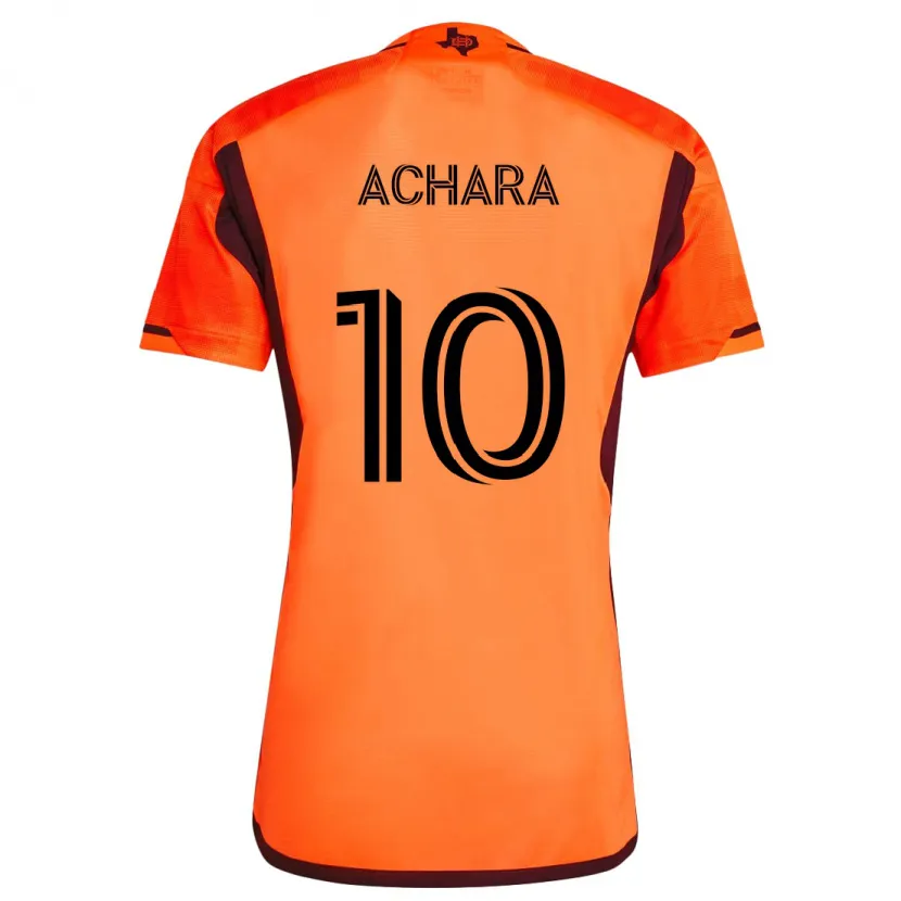 Danxen Enfant Maillot Ifunanyachi Achara #10 Orange Noir Tenues Domicile 2024/25 T-Shirt