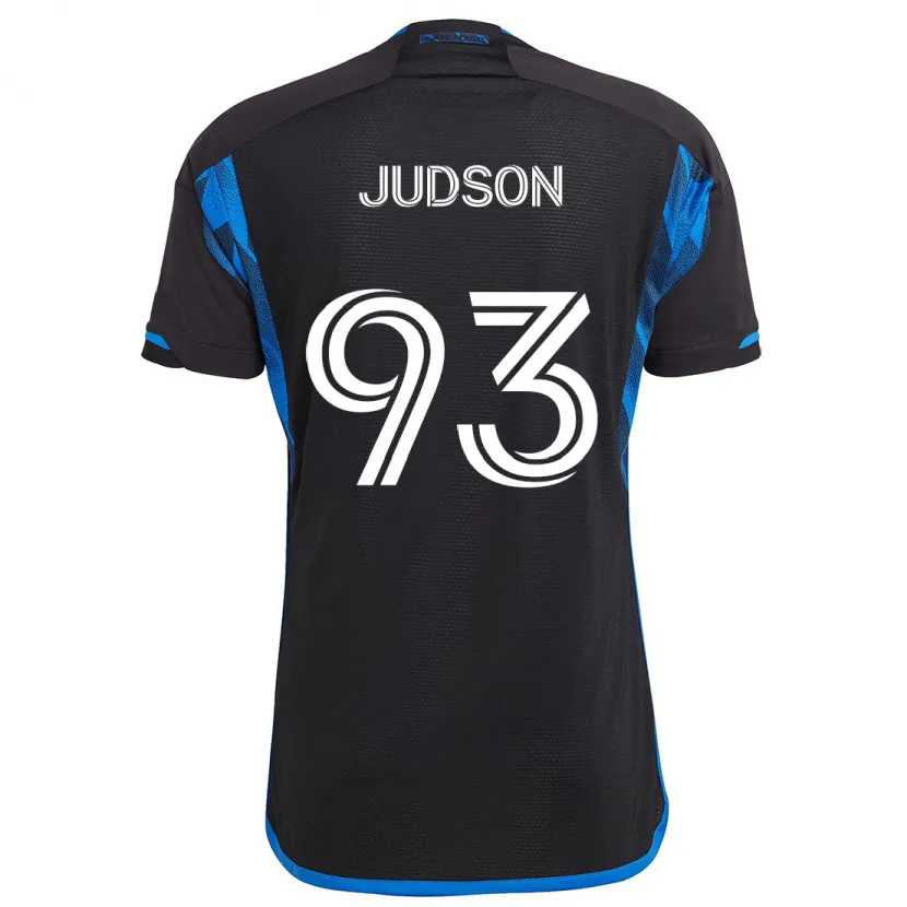 Danxen Enfant Maillot Judson #93 Bleu Noir Tenues Domicile 2024/25 T-Shirt