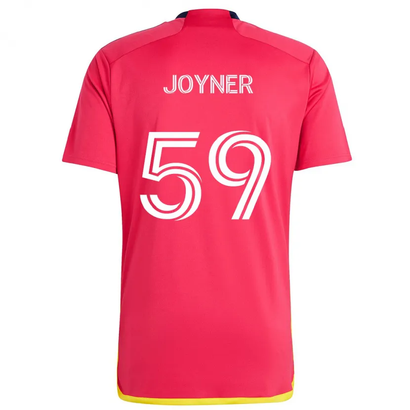 Danxen Enfant Maillot Mykhi Joyner #59 Rouge Bleu Tenues Domicile 2024/25 T-Shirt