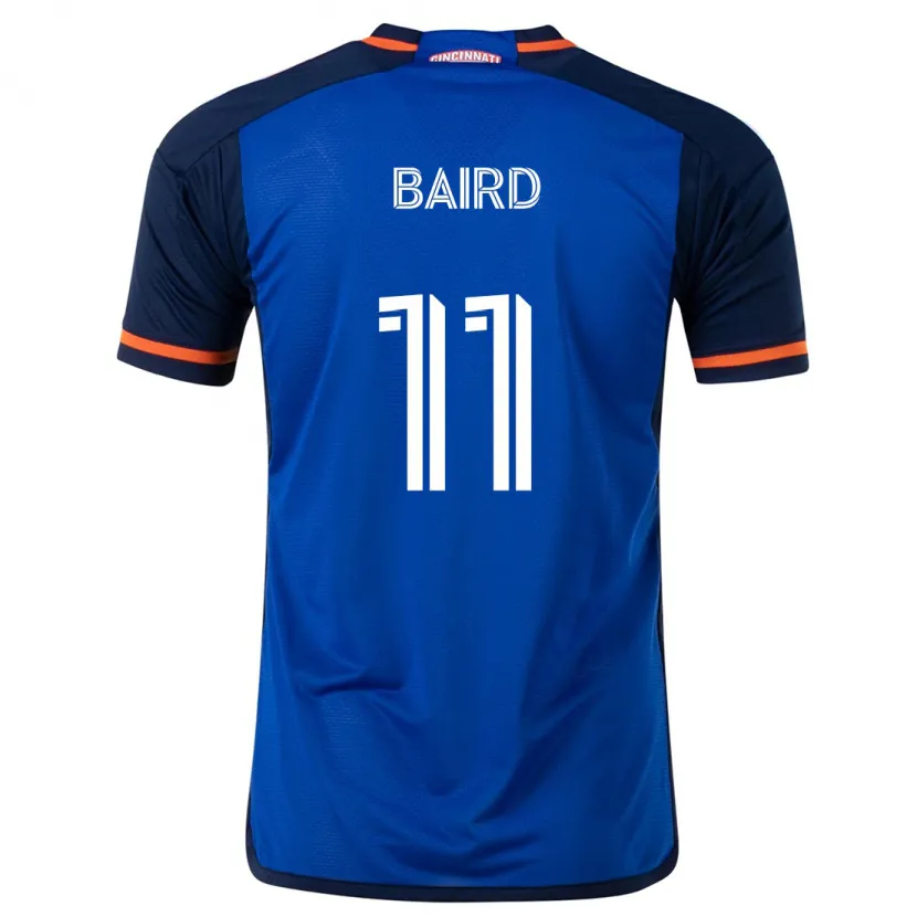 Danxen Enfant Maillot Corey Baird #11 Bleu Blanc Tenues Domicile 2024/25 T-Shirt