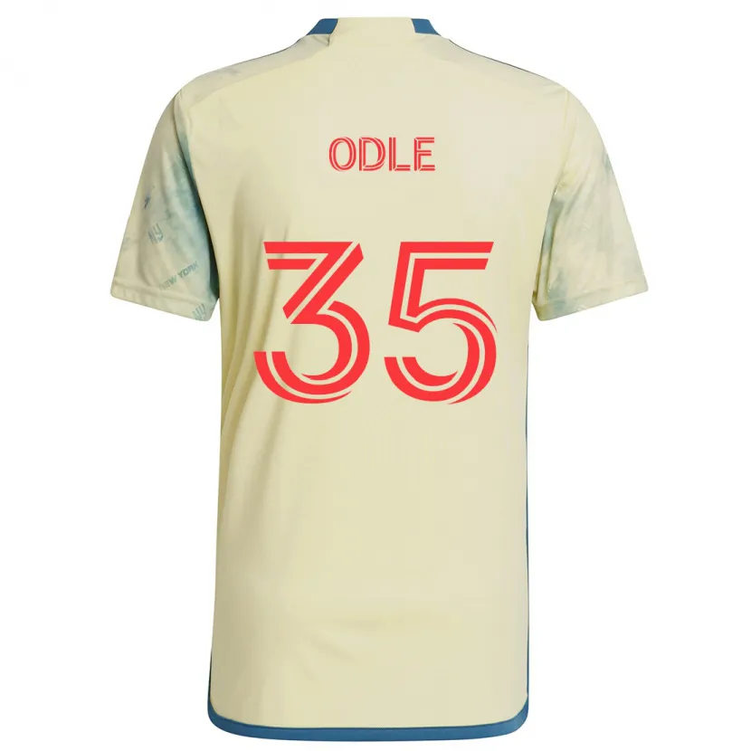 Danxen Enfant Maillot Dallas Odle #35 Jaune Rouge Bleu Tenues Domicile 2024/25 T-Shirt