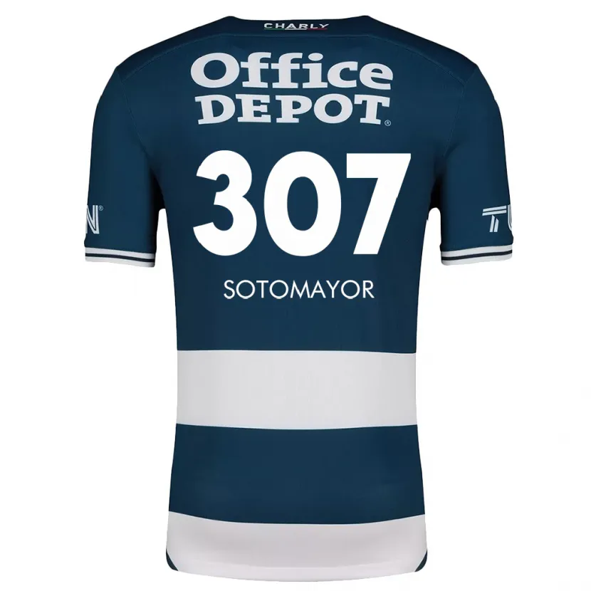 Danxen Enfant Maillot Jacob Sotomayor #307 Bleu Blanc Tenues Domicile 2024/25 T-Shirt