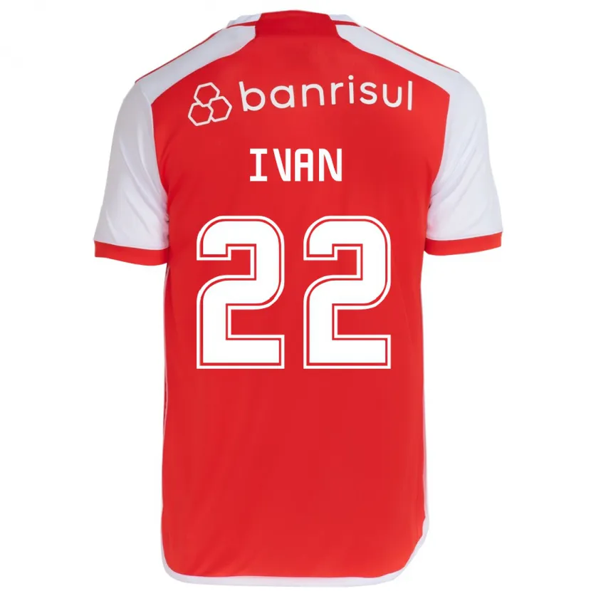 Danxen Enfant Maillot Ivan #22 Rouge Blanc Tenues Domicile 2024/25 T-Shirt