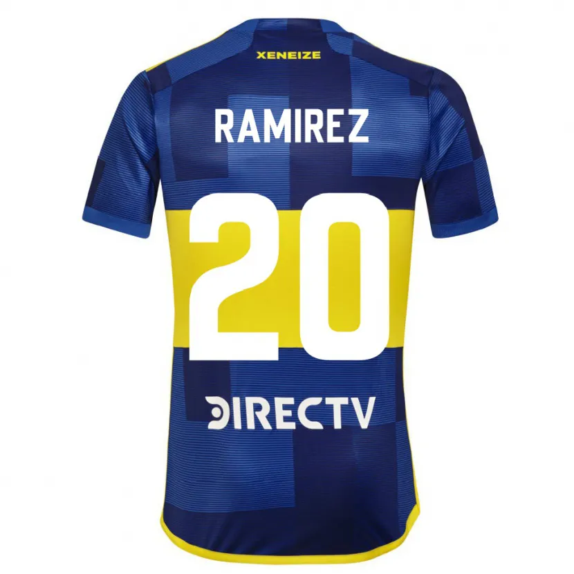 Danxen Enfant Maillot Juan Ramírez #20 Bleu Jaune Tenues Domicile 2024/25 T-Shirt