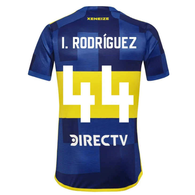 Danxen Enfant Maillot Ignacio Rodríguez #44 Bleu Jaune Tenues Domicile 2024/25 T-Shirt