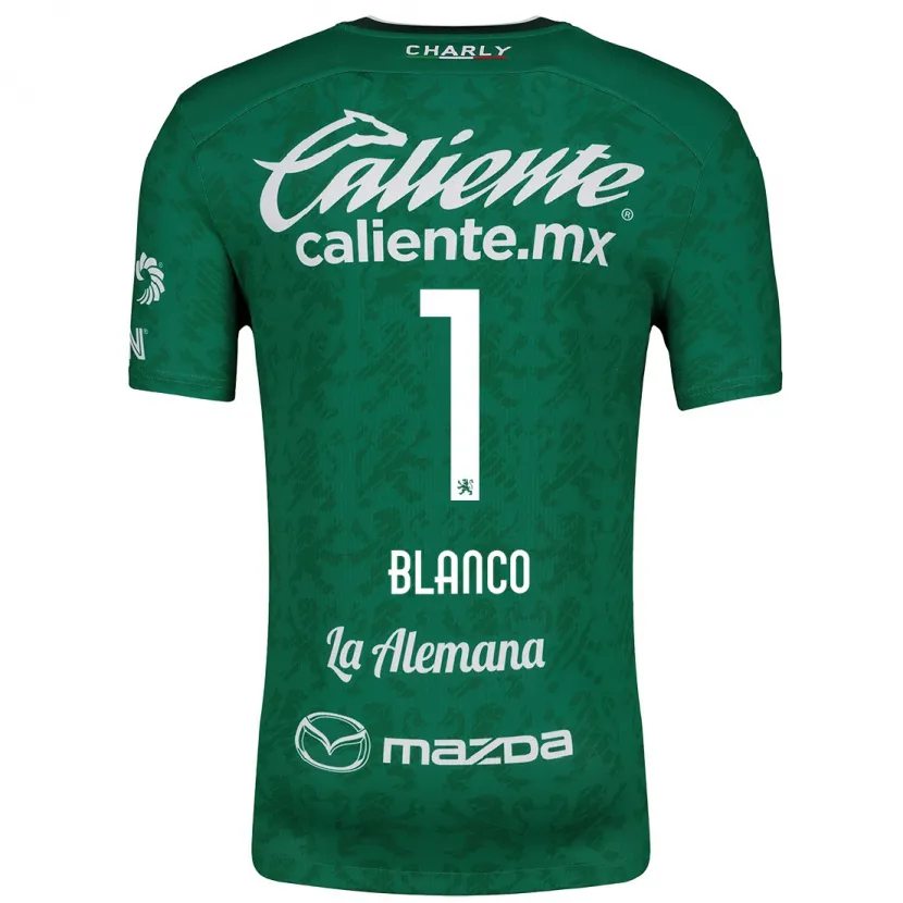 Danxen Enfant Maillot Alfonso Blanco #1 Vert Blanc Tenues Domicile 2024/25 T-Shirt