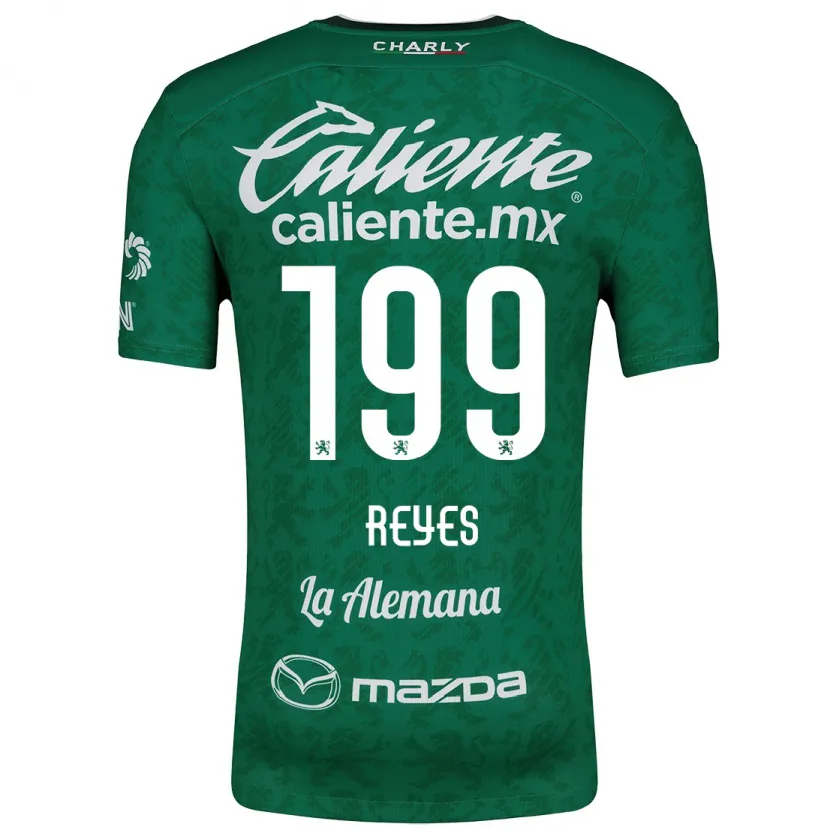 Danxen Enfant Maillot Jonathan Reyes #199 Vert Blanc Tenues Domicile 2024/25 T-Shirt