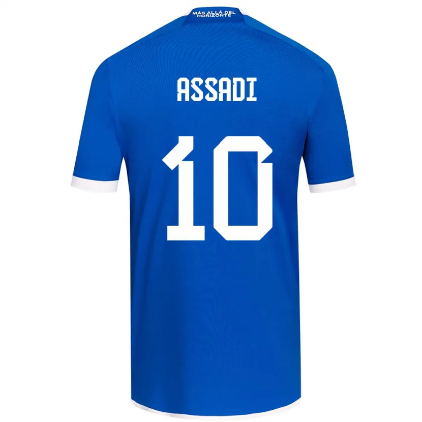 Danxen Enfant Maillot Lucas Assadi #10 Bleu Blanc Tenues Domicile 2024/25 T-Shirt