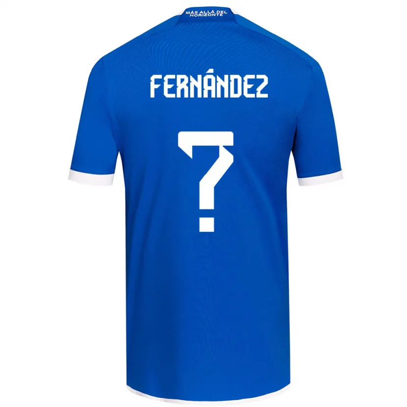 Danxen Enfant Maillot Joaquín Fernández #0 Bleu Blanc Tenues Domicile 2024/25 T-Shirt