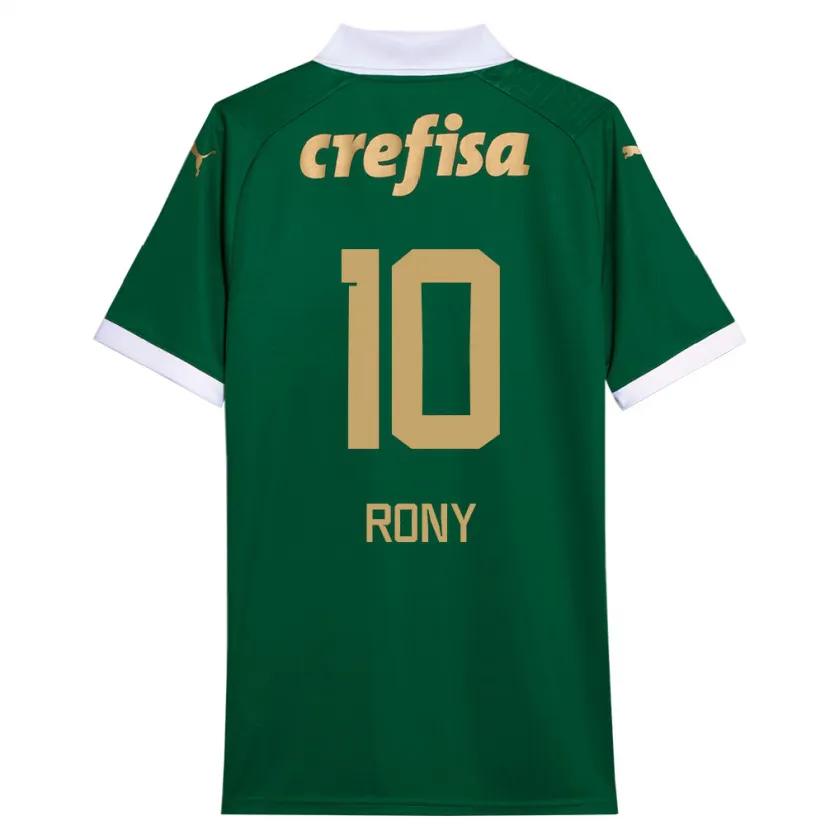 Danxen Enfant Maillot Rony #10 Vert Blanc Tenues Domicile 2024/25 T-Shirt