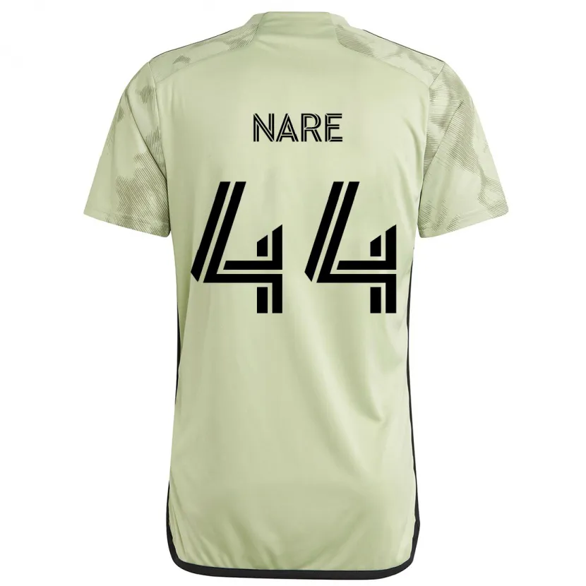 Danxen Enfant Maillot Thabo Nare #44 Vert Clair Tenues Extérieur 2024/25 T-Shirt