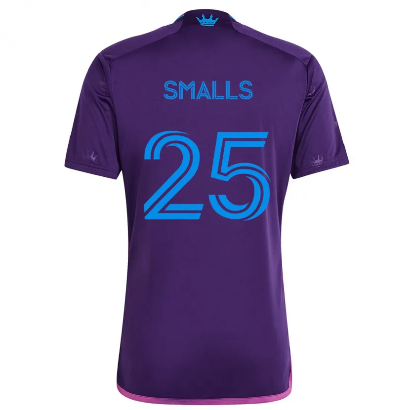 Danxen Enfant Maillot Tyger Smalls #25 Bleu Violet Tenues Extérieur 2024/25 T-Shirt