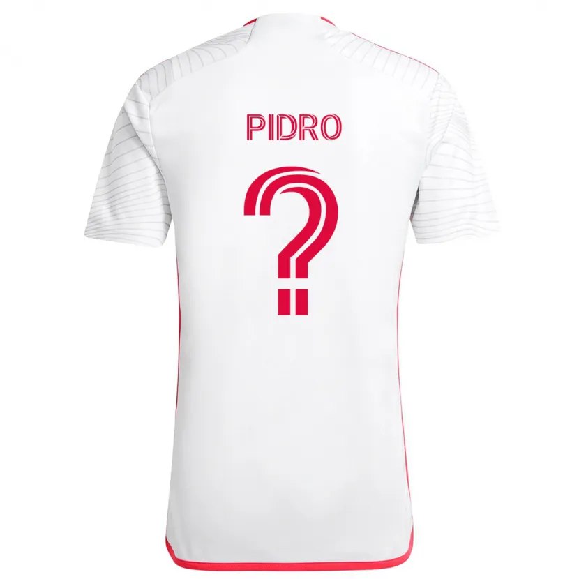 Danxen Enfant Maillot Selmir Pidro #0 Blanc Rouge Tenues Extérieur 2024/25 T-Shirt