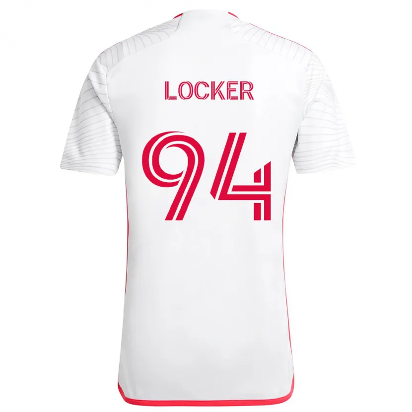 Danxen Enfant Maillot Carson Locker #94 Blanc Rouge Tenues Extérieur 2024/25 T-Shirt