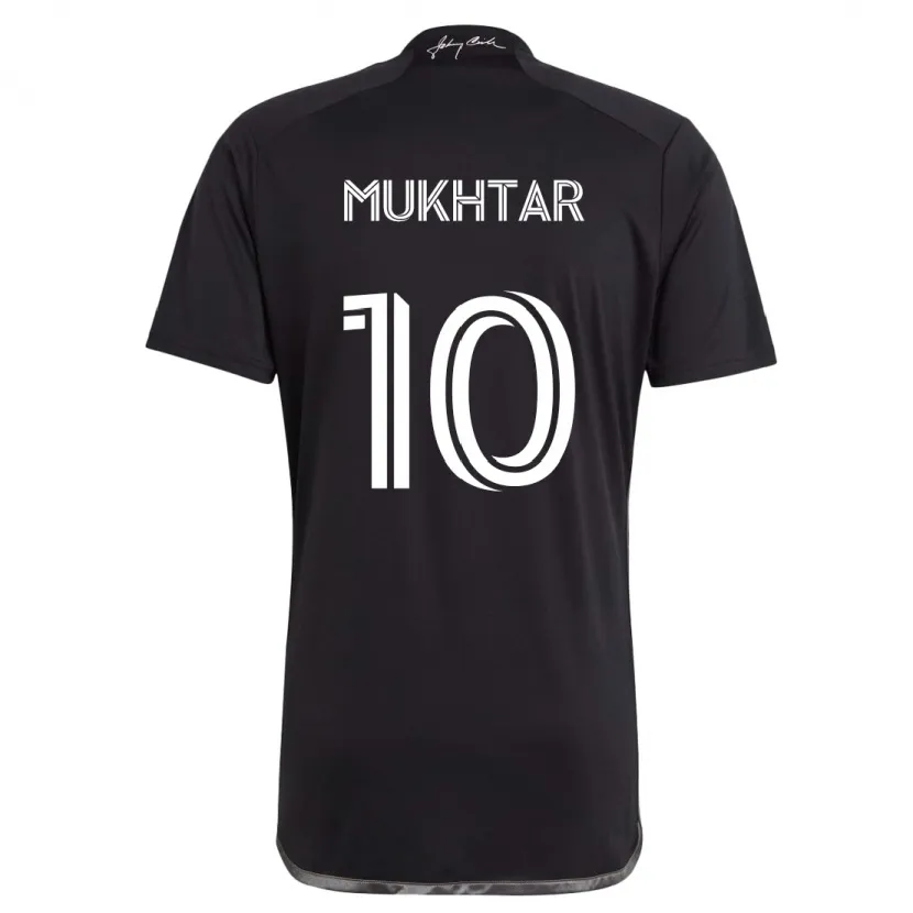 Danxen Enfant Maillot Hany Mukhtar #10 Noir Tenues Extérieur 2024/25 T-Shirt