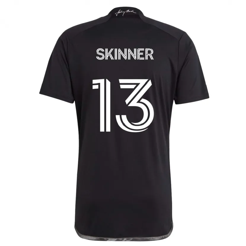 Danxen Enfant Maillot Joey Skinner #13 Noir Tenues Extérieur 2024/25 T-Shirt