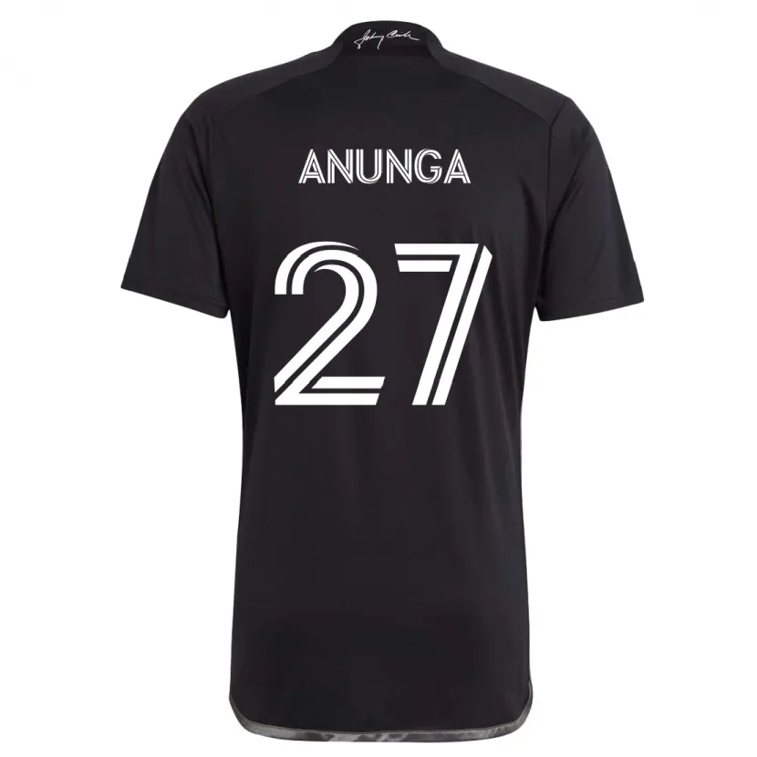 Danxen Enfant Maillot Tah Anunga #27 Noir Tenues Extérieur 2024/25 T-Shirt