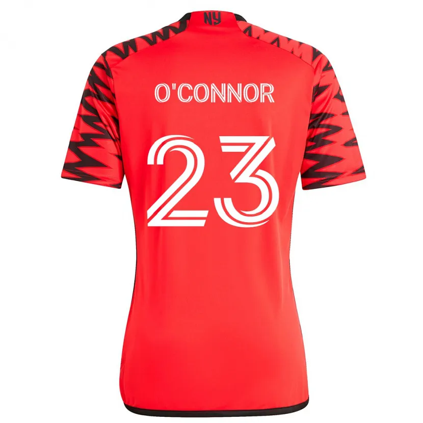 Danxen Enfant Maillot Aidan O'connor #23 Rouge Noir Blanc Tenues Extérieur 2024/25 T-Shirt