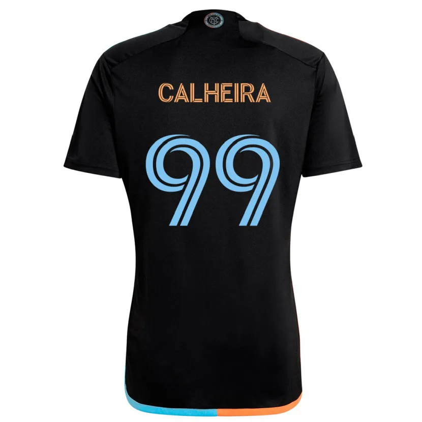 Danxen Enfant Maillot Taylor Calheira #99 Noir Orange Bleu Tenues Extérieur 2024/25 T-Shirt