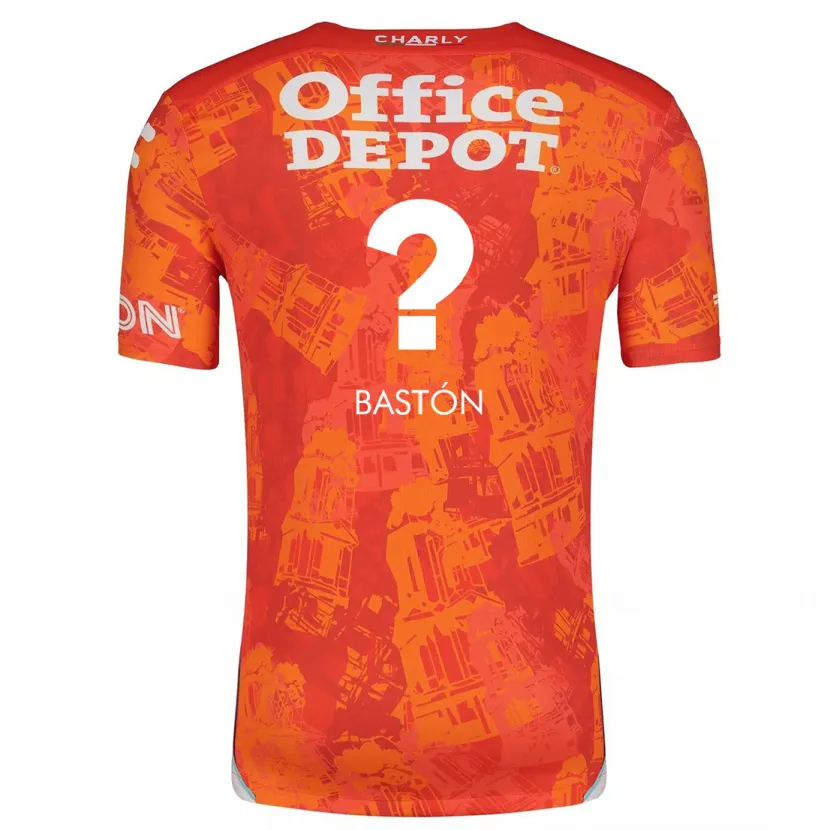 Danxen Enfant Maillot Borja Bastón #0 Orange White Tenues Extérieur 2024/25 T-Shirt