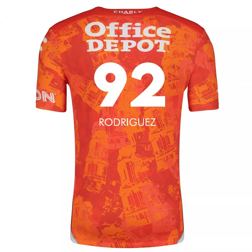 Danxen Enfant Maillot Sergio Rodríguez #92 Orange White Tenues Extérieur 2024/25 T-Shirt