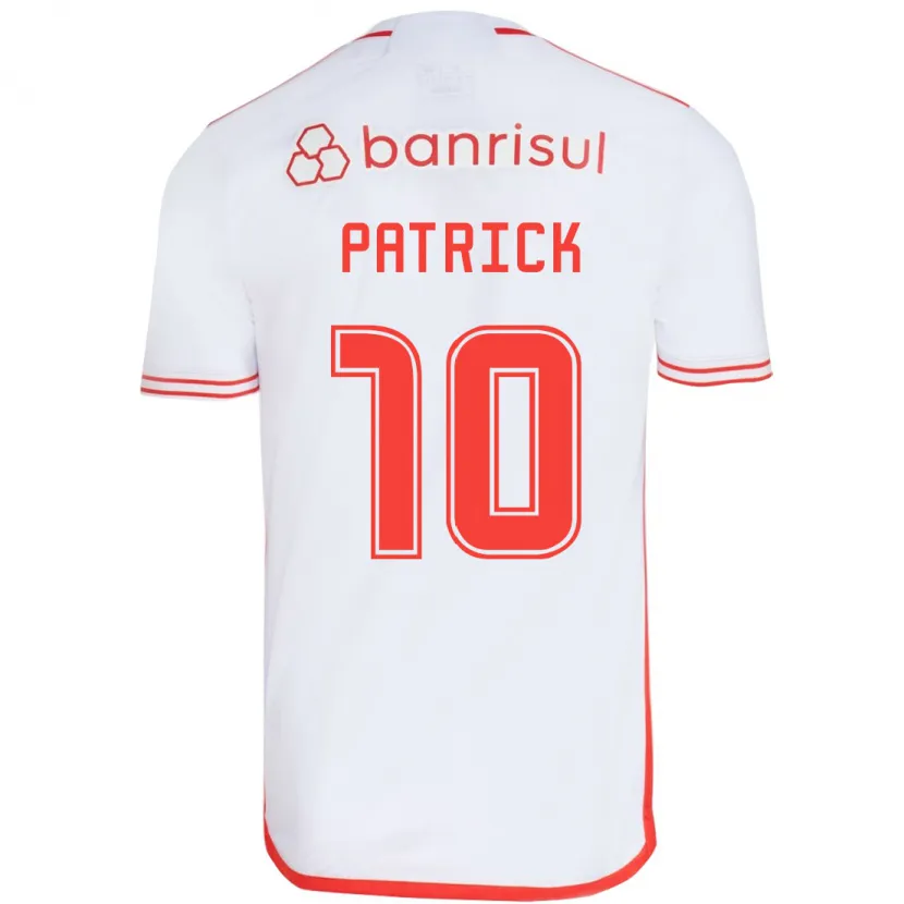 Danxen Enfant Maillot Alan Patrick #10 Blanc Rouge Tenues Extérieur 2024/25 T-Shirt