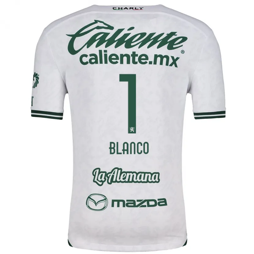 Danxen Enfant Maillot Alfonso Blanco #1 Blanc Vert Tenues Extérieur 2024/25 T-Shirt