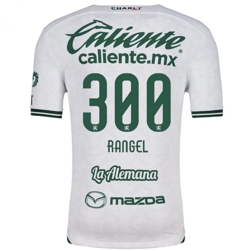 Danxen Enfant Maillot Luis Rangel #300 Blanc Vert Tenues Extérieur 2024/25 T-Shirt