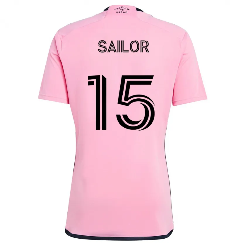 Danxen Homme Maillot Ryan Sailor #15 Rose Tenues Domicile 2024/25 T-Shirt