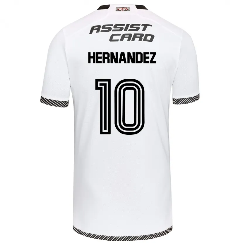 Danxen Homme Maillot Leandro Hernández #10 Blanc Noir Tenues Domicile 2024/25 T-Shirt