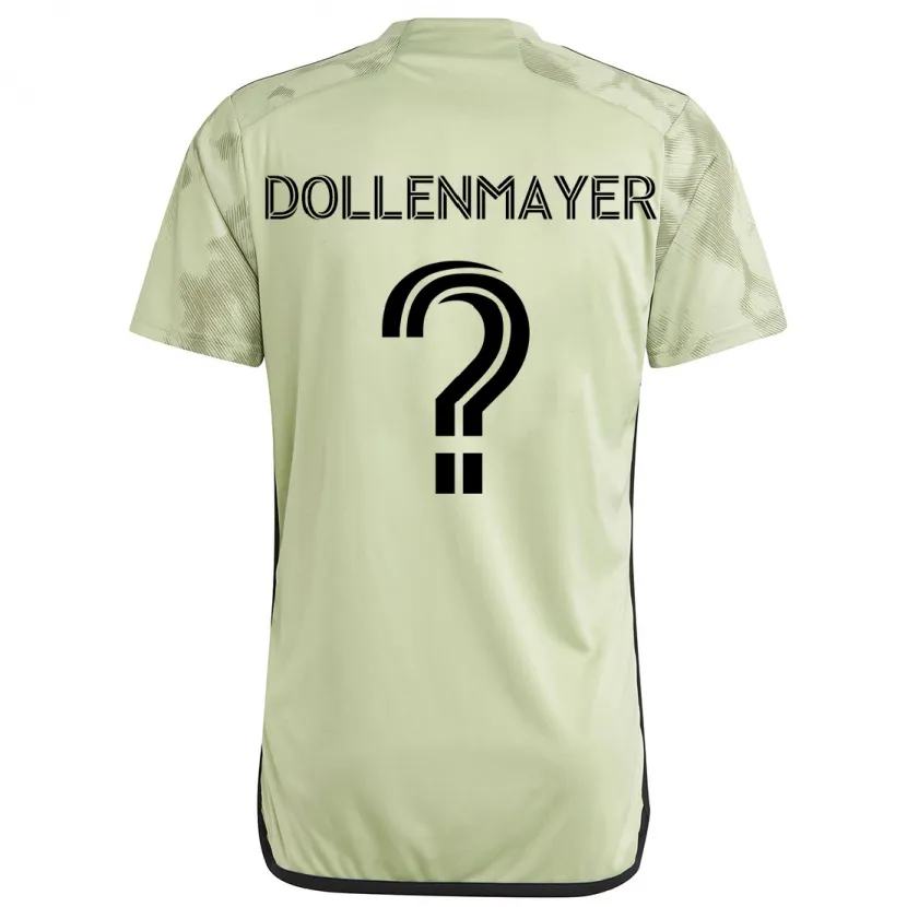 Danxen Homme Maillot Noah Dollenmayer #0 Vert Clair Tenues Extérieur 2024/25 T-Shirt