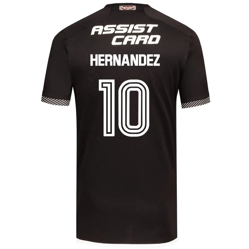 Danxen Homme Maillot Leandro Hernández #10 Noir Blanc Tenues Extérieur 2024/25 T-Shirt