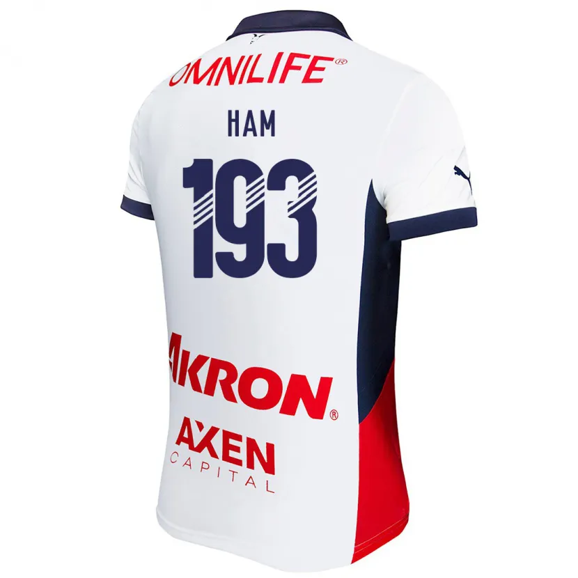 Danxen Homme Maillot Marioni Ham #193 Blanc Rouge Bleu Tenues Extérieur 2024/25 T-Shirt