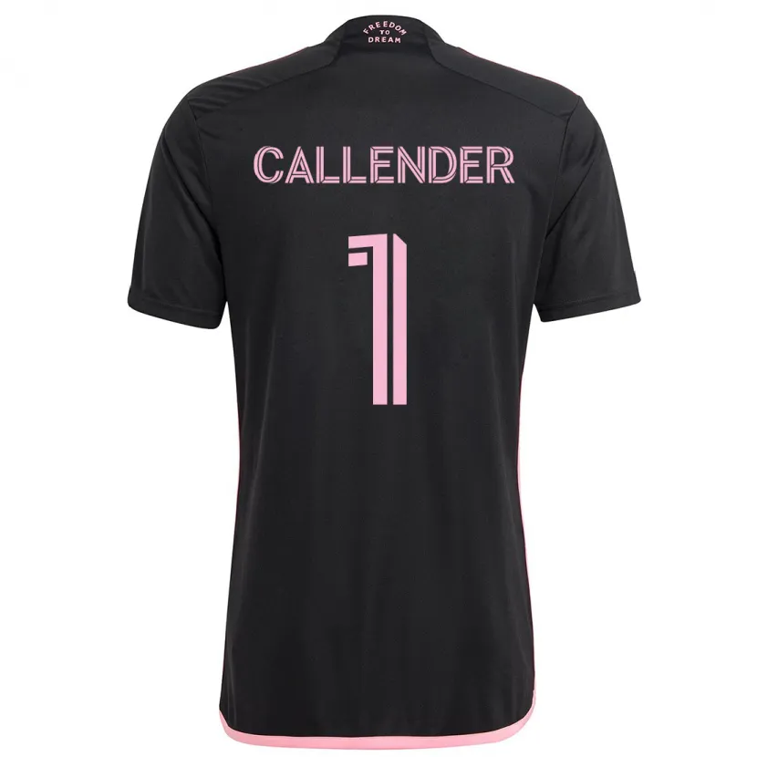 Danxen Femme Maillot Drake Callender #1 Noir Tenues Extérieur 2024/25 T-Shirt