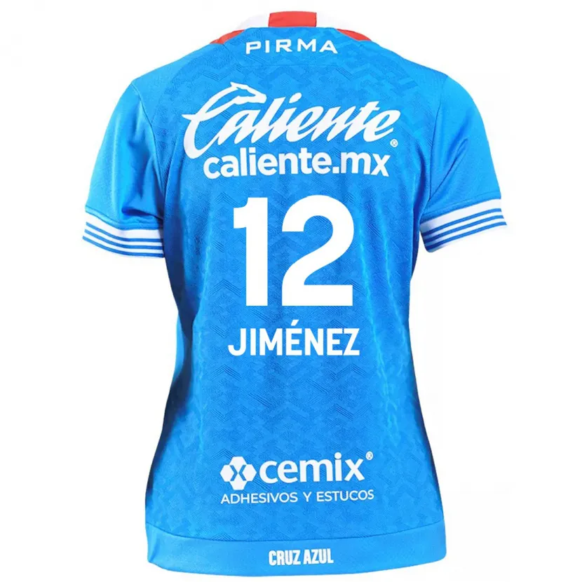 Danxen Enfant Maillot Luis Jiménez #12 Bleu Ciel Tenues Domicile 2024/25 T-Shirt