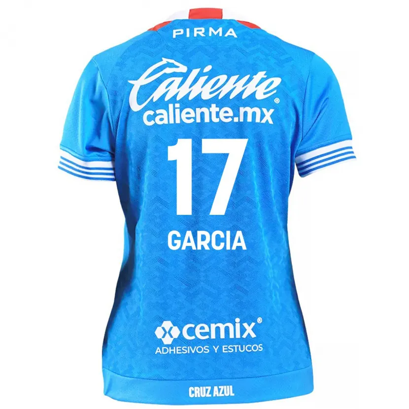 Danxen Enfant Maillot Amaury García #17 Bleu Ciel Tenues Domicile 2024/25 T-Shirt