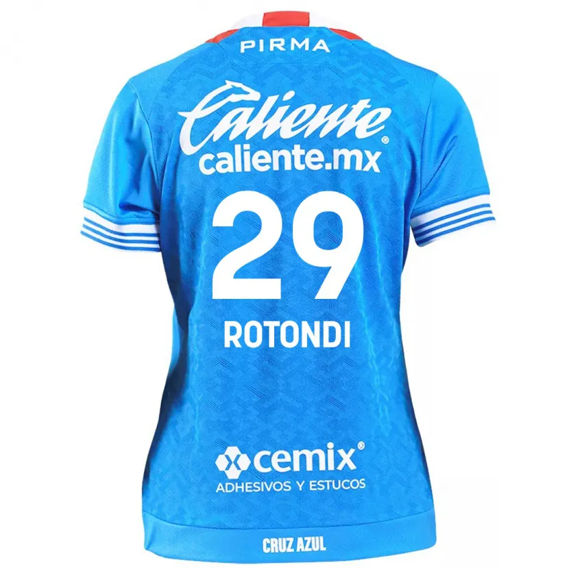 Danxen Enfant Maillot Carlos Rotondi #29 Bleu Ciel Tenues Domicile 2024/25 T-Shirt