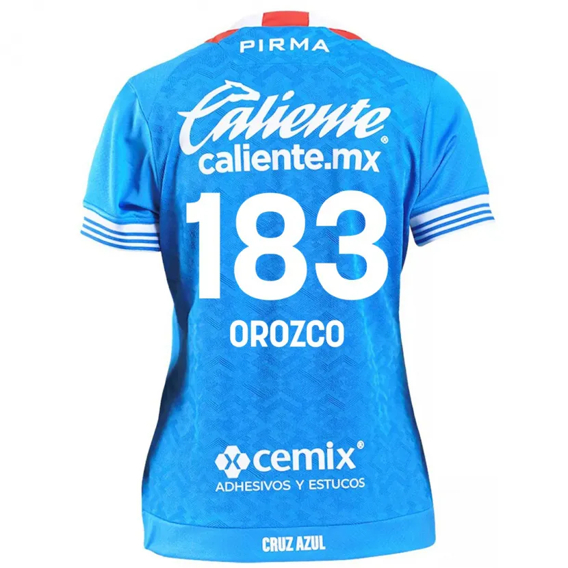 Danxen Enfant Maillot Fabrizzio Orozco #183 Bleu Ciel Tenues Domicile 2024/25 T-Shirt