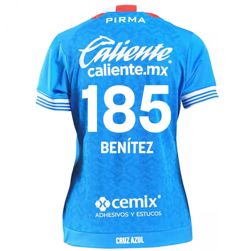 Danxen Enfant Maillot Cristopher Benítez #185 Bleu Ciel Tenues Domicile 2024/25 T-Shirt