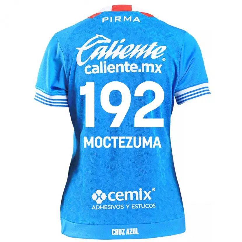 Danxen Enfant Maillot Brayan Moctezuma #192 Bleu Ciel Tenues Domicile 2024/25 T-Shirt