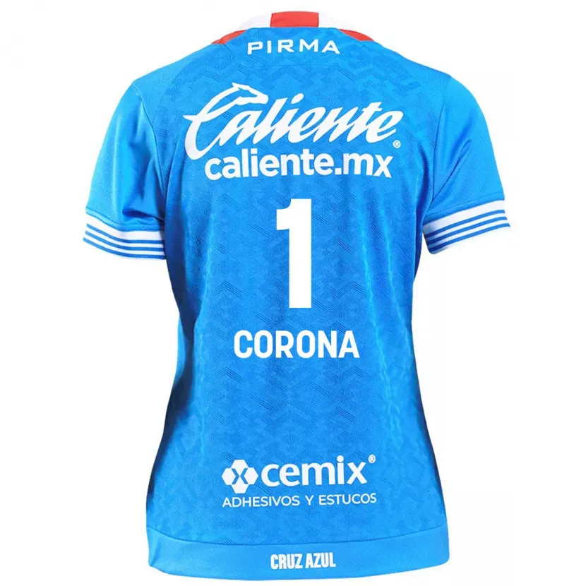 Danxen Enfant Maillot Jose De Jesus Corona #1 Bleu Ciel Tenues Domicile 2024/25 T-Shirt