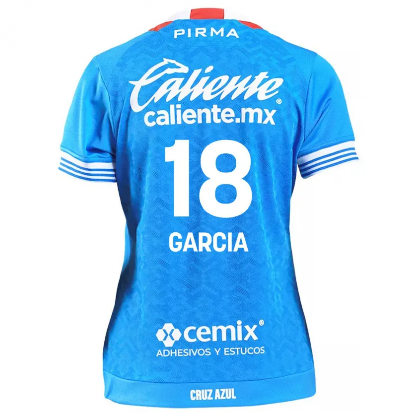 Danxen Enfant Maillot Diana Garcia #18 Bleu Ciel Tenues Domicile 2024/25 T-Shirt