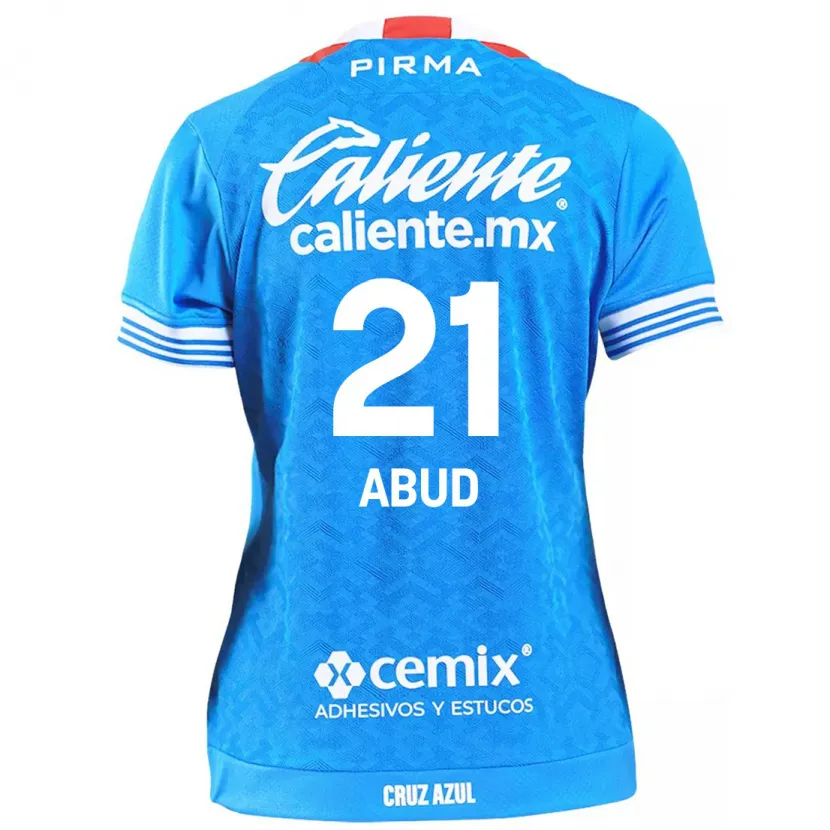 Danxen Enfant Maillot Karime Abud #21 Bleu Ciel Tenues Domicile 2024/25 T-Shirt