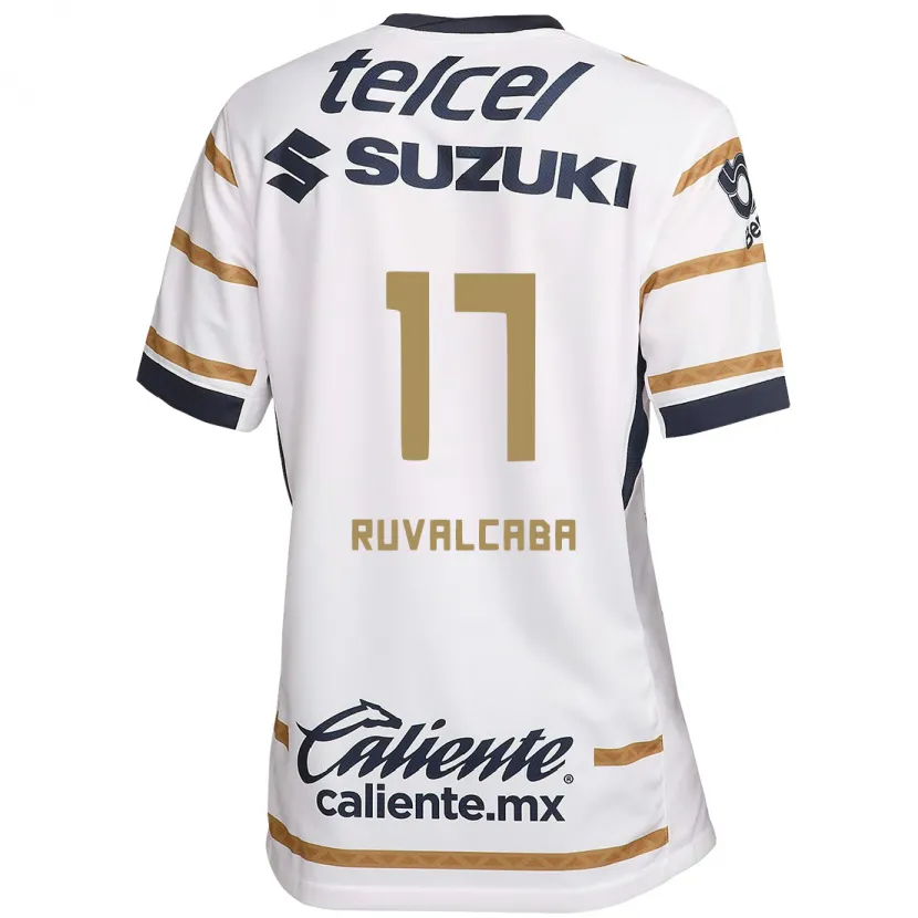 Danxen Enfant Maillot Jorge Ruvalcaba #17 Obsidienne Blanche Tenues Domicile 2024/25 T-Shirt