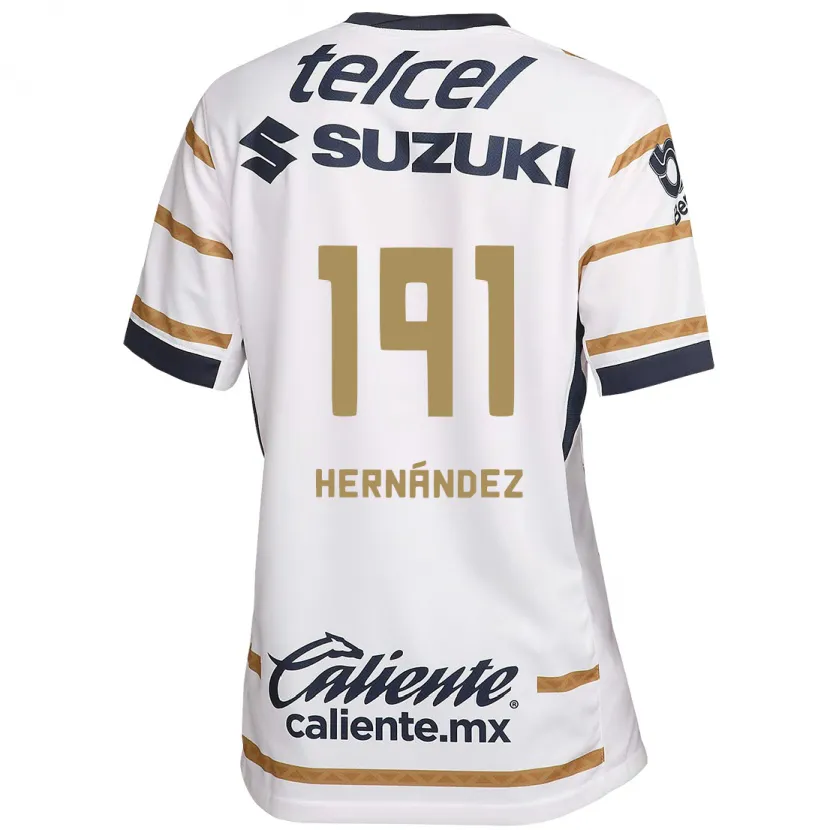 Danxen Enfant Maillot Marco Hernández #191 Obsidienne Blanche Tenues Domicile 2024/25 T-Shirt