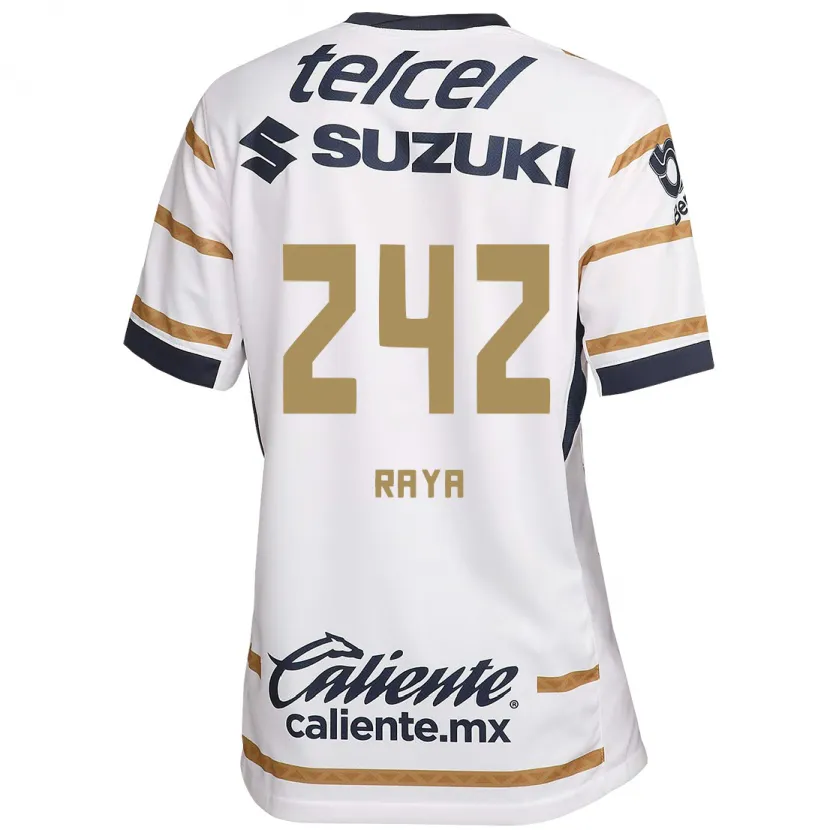 Danxen Enfant Maillot Félix Raya #242 Obsidienne Blanche Tenues Domicile 2024/25 T-Shirt