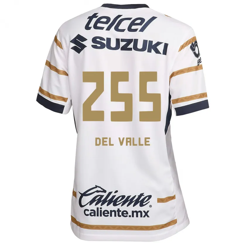 Danxen Enfant Maillot Yonathan Del Valle #255 Obsidienne Blanche Tenues Domicile 2024/25 T-Shirt