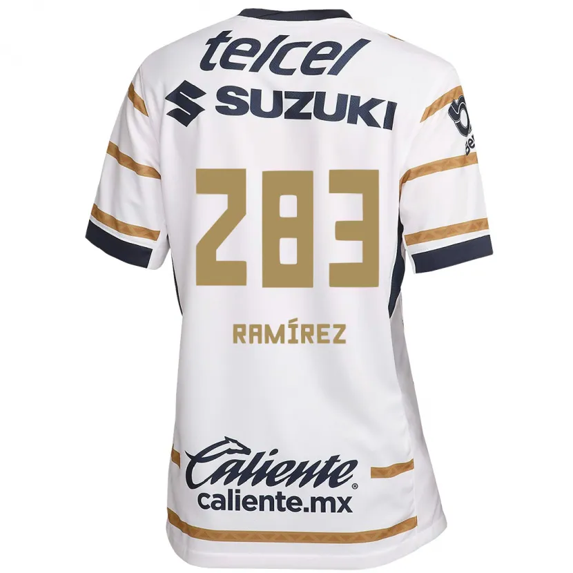 Danxen Enfant Maillot Dennis Ramírez #283 Obsidienne Blanche Tenues Domicile 2024/25 T-Shirt